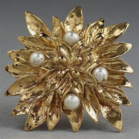 broche ysl vintage|vintage ysl brooches.